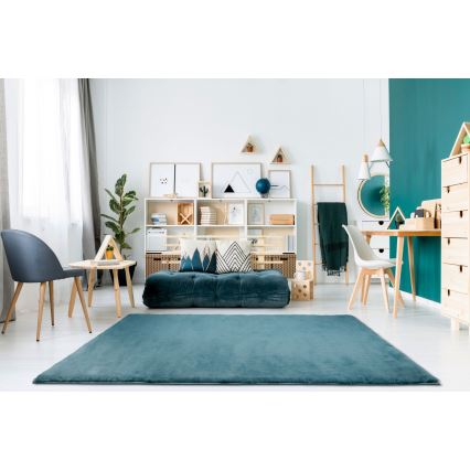 Ковер RABBIT-ROSA NEW 80x150 cm 2000g/m2 бирюзовый