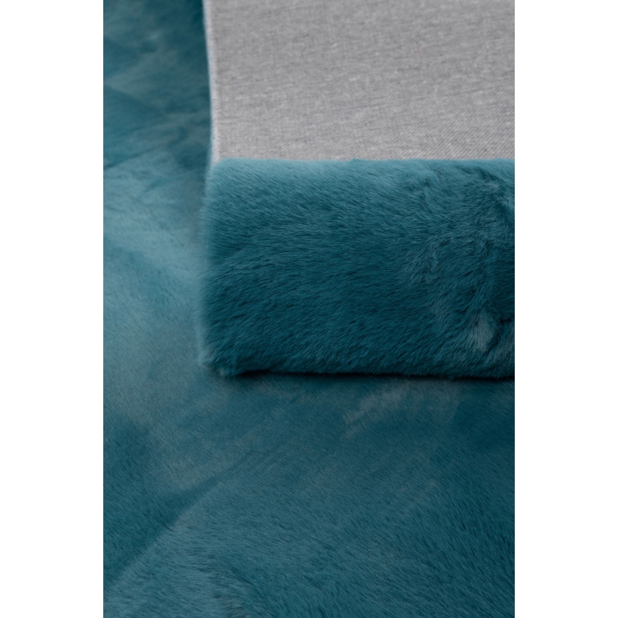 Ковер RABBIT-ROSA NEW 80x150 cm 2000g/m2 бирюзовый