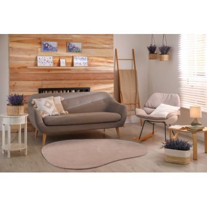 Ковёр с противоскользящим покрытием LOREN 120x170 см, бежевый