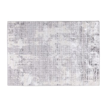 Ковёр SALAMANCA 67x120 см, серый/белый