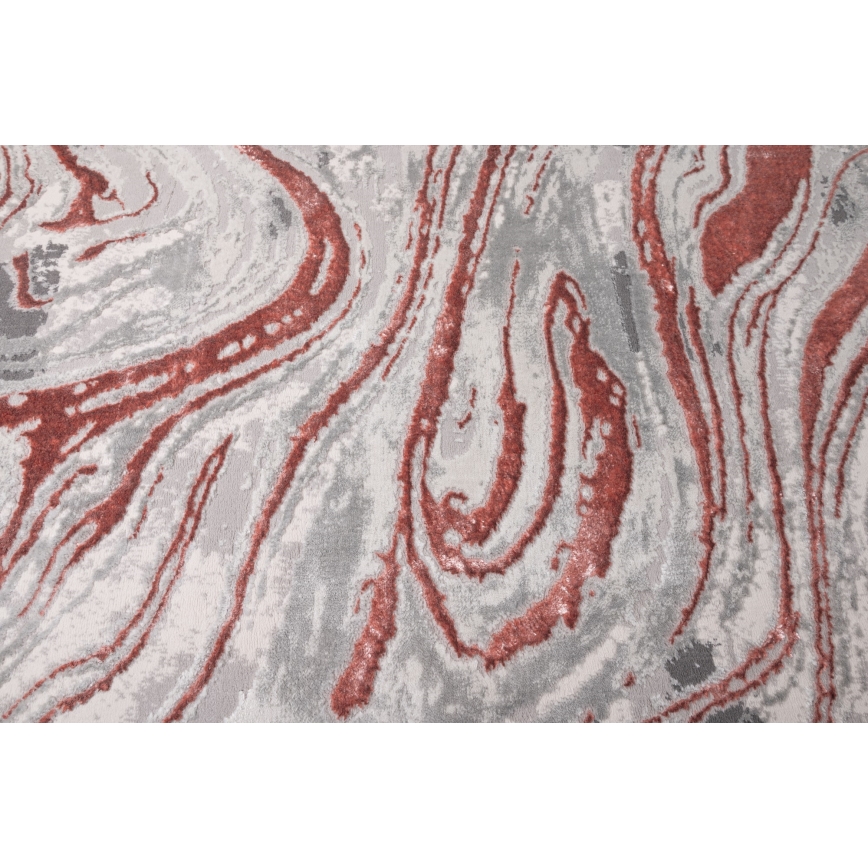 Ковер STONE 80x140 см розовый/серый