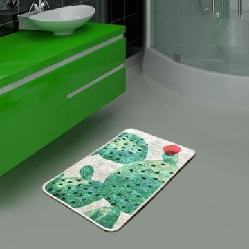 Коврик для ванной GREEN 40x60 см зеленый