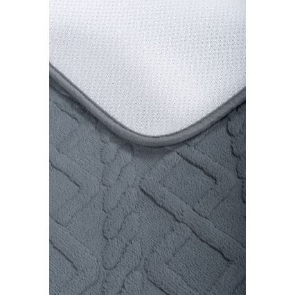 Коврик для ванной NEW STYLE 3D 60x90 см серый