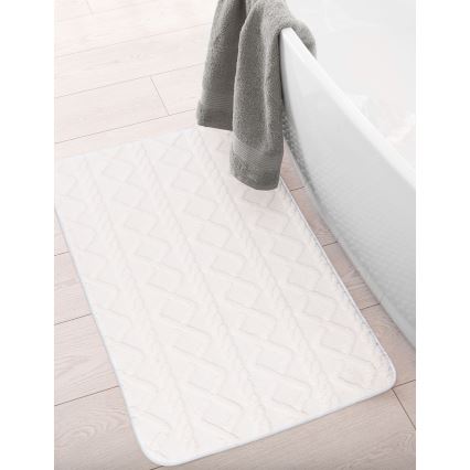 Коврик для ванной NEW STYLE 3D 60×90 см кремовый