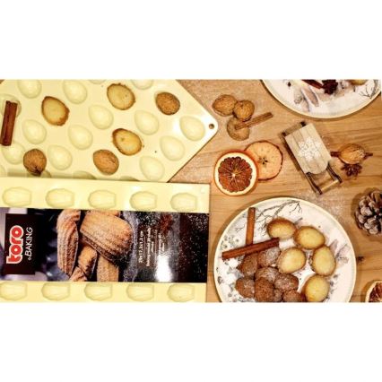 Кремовая силиконовая форма для выпечки TORO