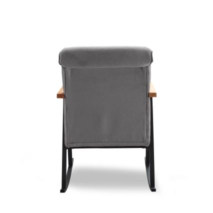 Кресло-качалка LUNI серое