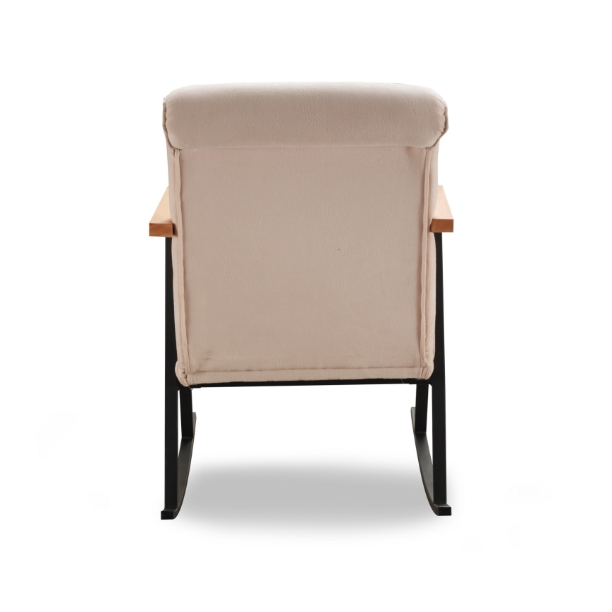 Кресло-качалка LUNI, кремовое