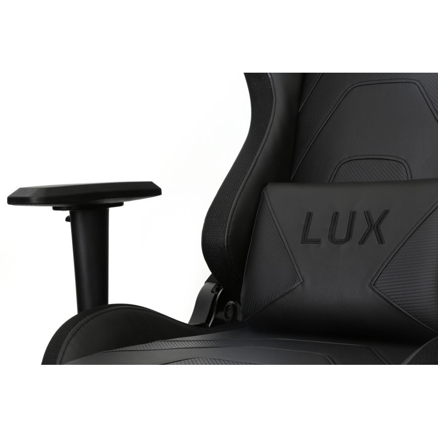 Крісло геймерське VARR Lux з LED RGB підсвіткою + дистанційне керування чорний