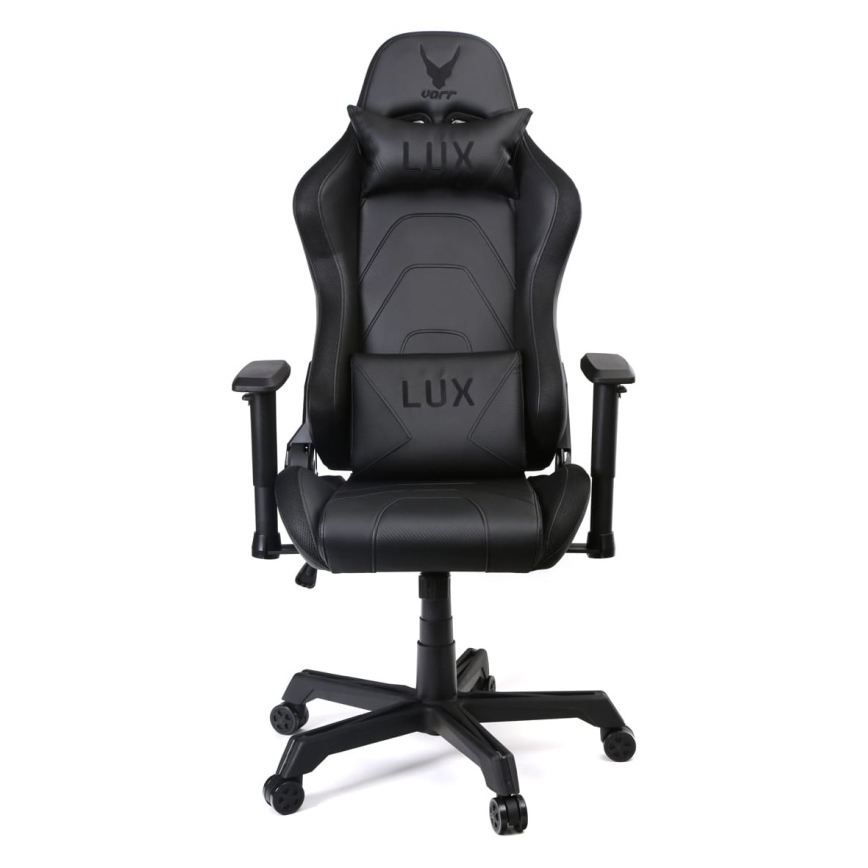 Крісло геймерське VARR Lux з LED RGB підсвіткою + дистанційне керування чорний