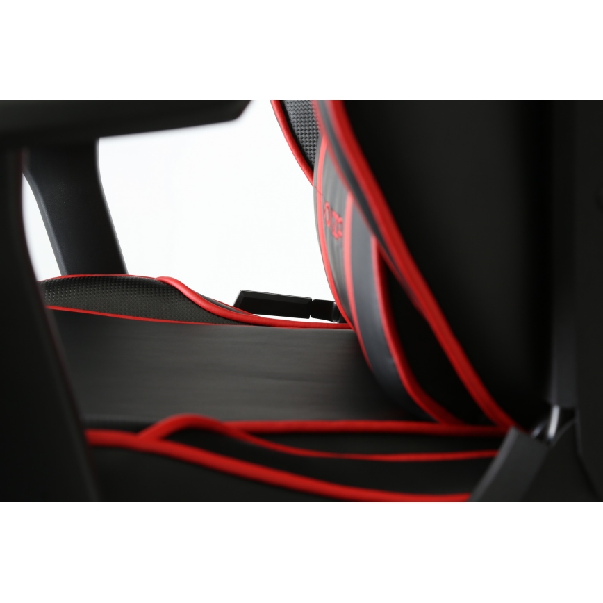 Крісло геймерське VARR Monza чорний/червоний