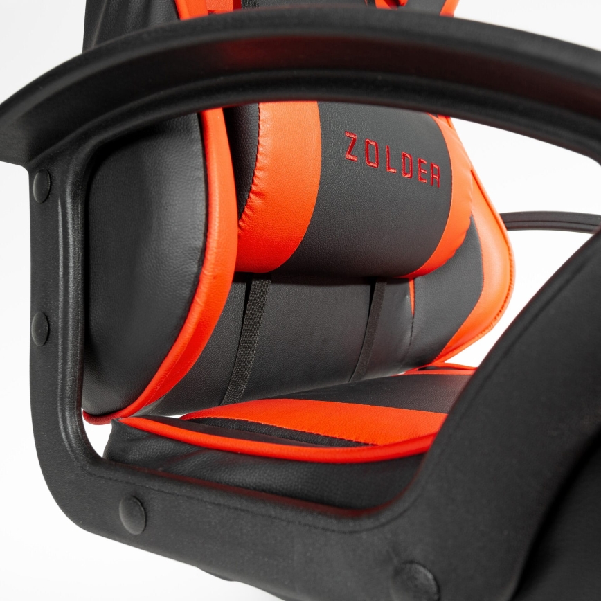 Крісло геймерське VARR Zolder чорний/червоний