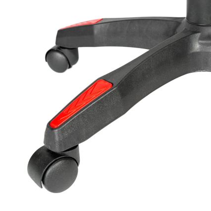 Крісло геймерське VARR Zolder чорний/червоний