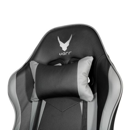 Крісло геймерське VARR Zolder чорний/сірий