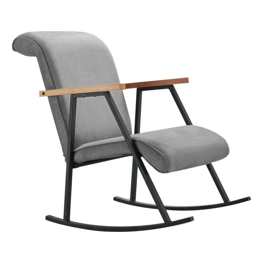Крісло-гойдалка LUNI сіре
