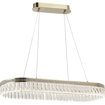 Кришталева LED-люстра THALIA на тросі, з регулюванням яскравості, LED/50W/230V 3000-6000K + пульт дистанційного керування