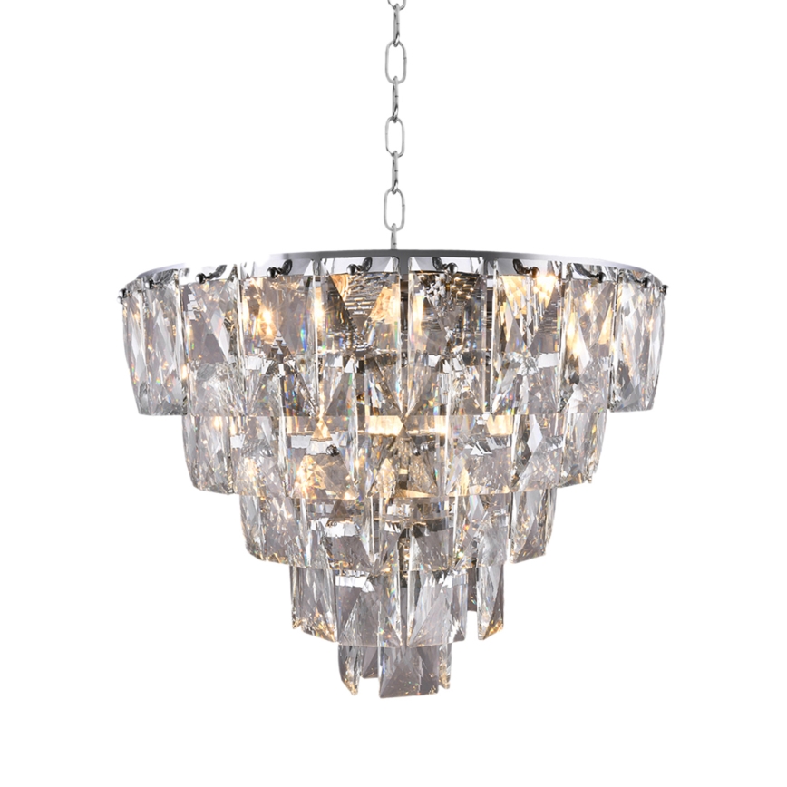 Кришталева люстра на ланцюжку CHELSEA 6xE14/40W/230V
