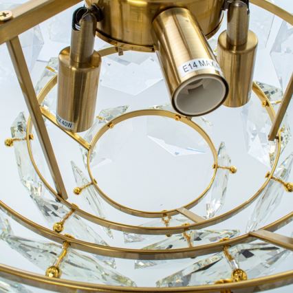 Кришталева люстра на ланцюжку GRACE 6xE14/40W/230V