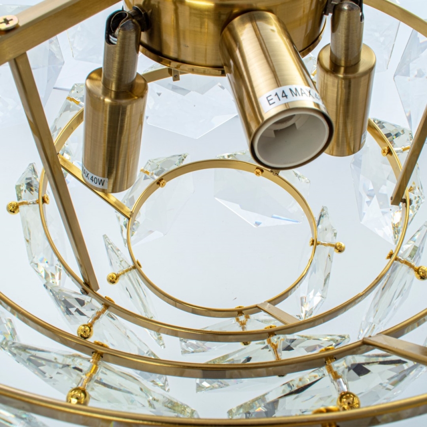 Кришталева люстра на ланцюжку GRACE 6xE14/40W/230V