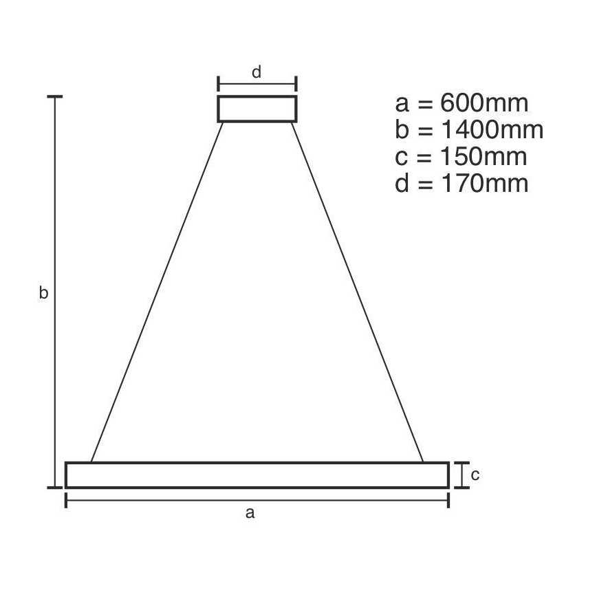 Кришталева підвісна LED люстра з регулюванням яскравості LED/40W/230V 3000-6500K + пульт дистанційного керування