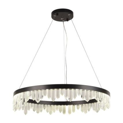 Кришталева підвісна LED люстра з регулюванням яскравості LED/40W/230V 3000-6500K + пульт дистанційного керування
