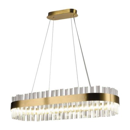 Кришталева підвісна LED люстра з регулюванням яскравості LED/45W/230V 3000-6500K + пульт дистанційного керування