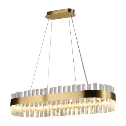 Кришталева підвісна LED люстра з регулюванням яскравості LED/45W/230V 3000-6500K + пульт дистанційного керування