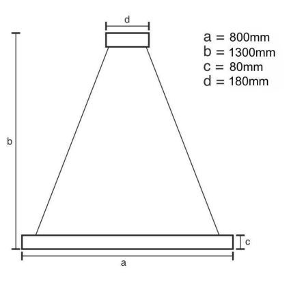 Кришталева підвісна LED люстра з регулюванням яскравості LED/50W/230V 3000-6500K + пульт дистанційного керування