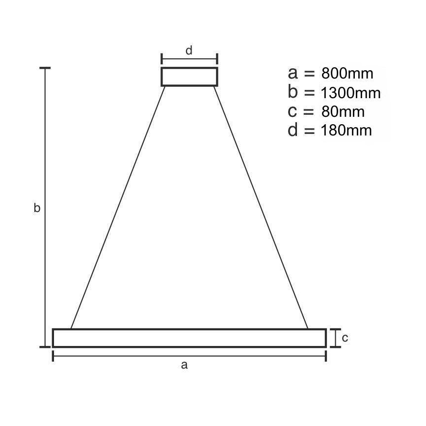 Кришталева підвісна LED люстра з регулюванням яскравості LED/50W/230V 3000-6500K + пульт дистанційного керування