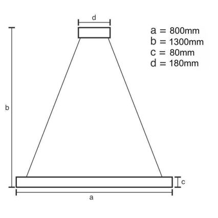 Кришталева підвісна LED люстра з регулюванням яскравості LED/50W/230V 3000-6500K + пульт дистанційного керування