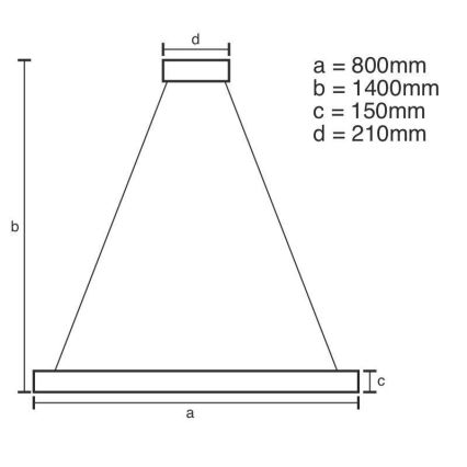 Кришталева підвісна LED люстра з регулюванням яскравості LED/55W/230V 3000-6500K + пульт дистанційного керування