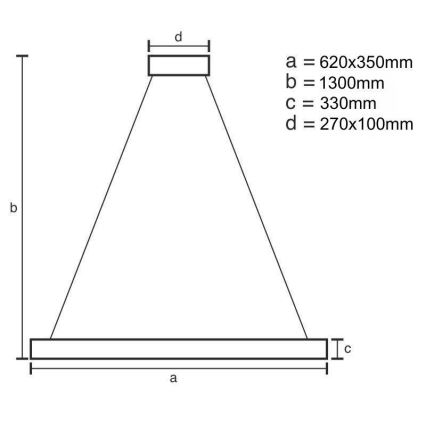 Кришталева підвісна LED люстра з регулюванням яскравості LED/70W/230V 3000-6500K + пульт дистанційного керування