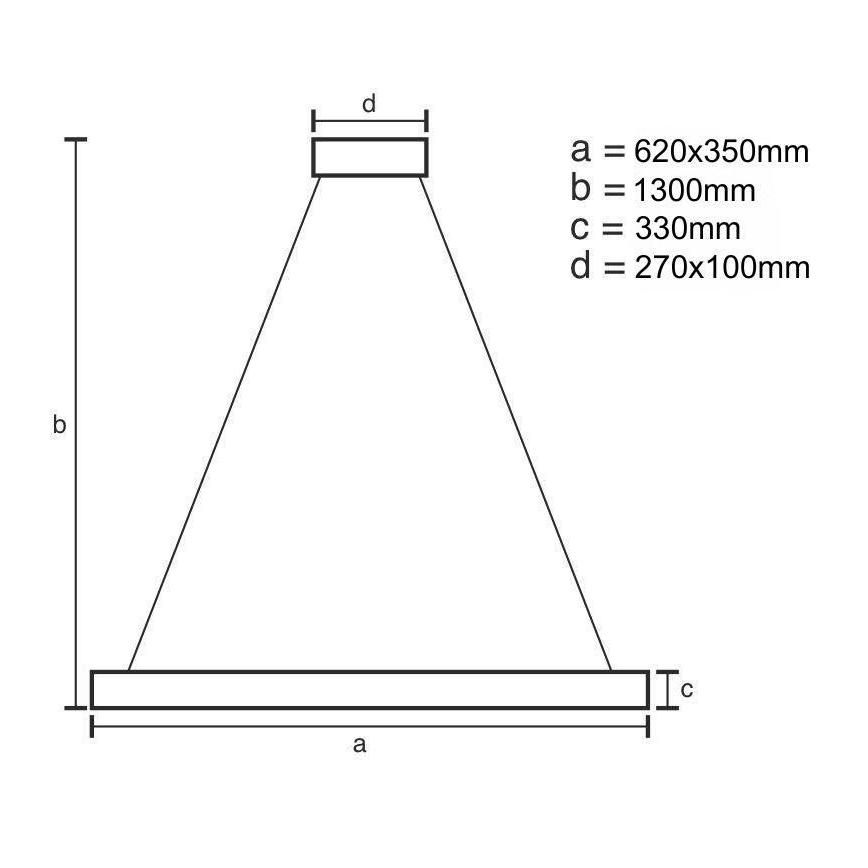 Кришталева підвісна LED люстра з регулюванням яскравості LED/70W/230V 3000-6500K + пульт дистанційного керування