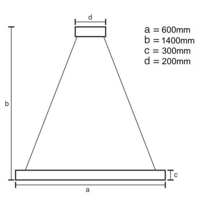 Кришталева підвісна LED люстра з регулюванням яскравості LED/80W/230V 3000-6500K + пульт дистанційного керування