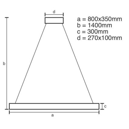 Кришталева підвісна LED люстра з регулюванням яскравості LED/90W/230V 3000-6500K + пульт дистанційного керування