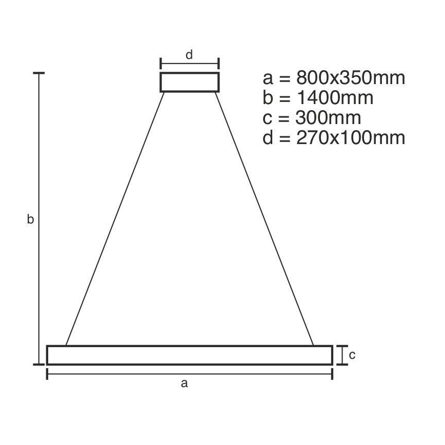 Кришталева підвісна LED люстра з регулюванням яскравості LED/90W/230V 3000-6500K + пульт дистанційного керування