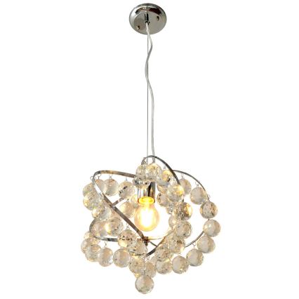 Кришталева підвісна люстра VIOLETA 1xE27/15W/230V