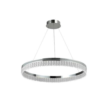 LED-затемнювана кришталева люстра на тросі THALIA LED/55W/230V 3000-6000K, діаметр 80 см + дистанційне керування