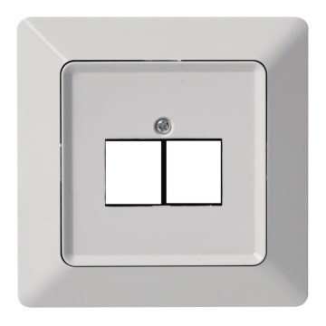 Кришка розетки 2xRJ45