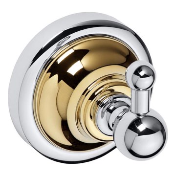 Крючок 6,5x6,5 см серебристый/золотистый