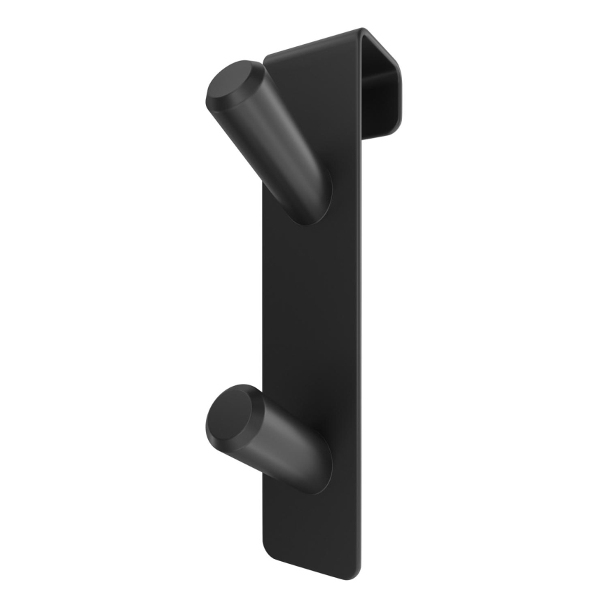 Крючок на радиатор черный