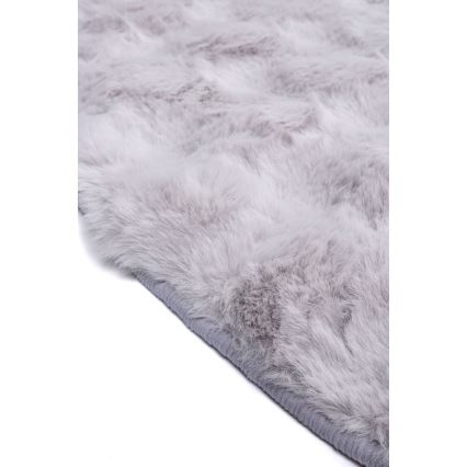 Круглий килим RABBIT BUBBLE 160 cm сірий