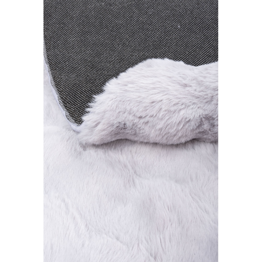 Круглий килим RABBIT BUBBLE 160 cm сірий