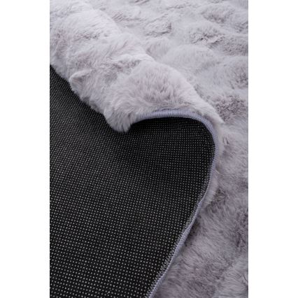 Круглий килим RABBIT BUBBLE 160 cm сірий