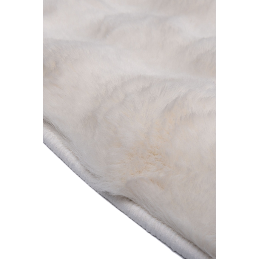 Круглий килим RABBIT BUBBLE 160 см кремовий