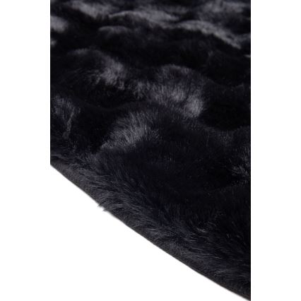 Круглый ковёр RABBIT BUBBLE 160 см чёрный