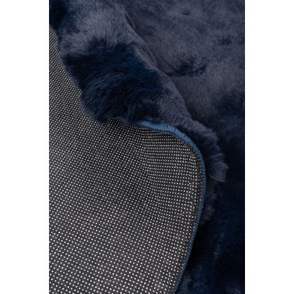 Круглый ковёр RABBIT BUBBLE 160 см синий