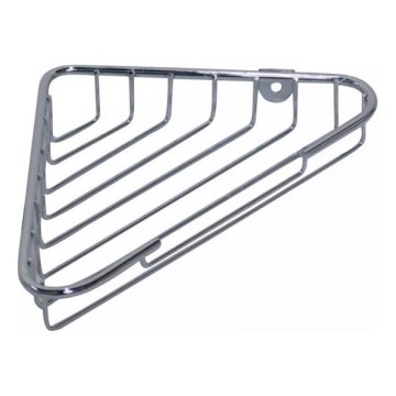 Кутова полиця для душу 14x21,5 см, блискучий хром