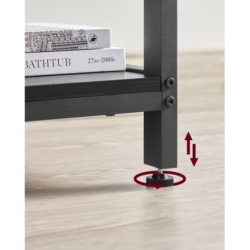 Кутовий письмовий стіл SOLEA чорний