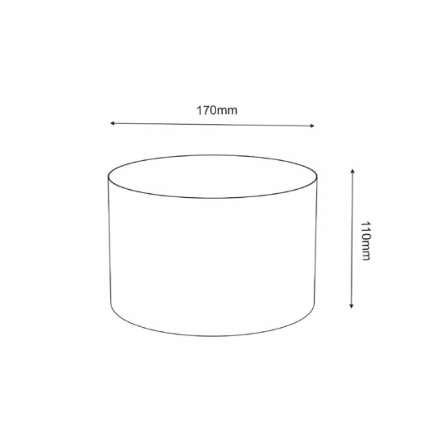 Квітковий горщик 11x17 см золотий