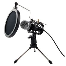 Конденсаторный микрофон с поп-фильтром JACK 3,5 мм